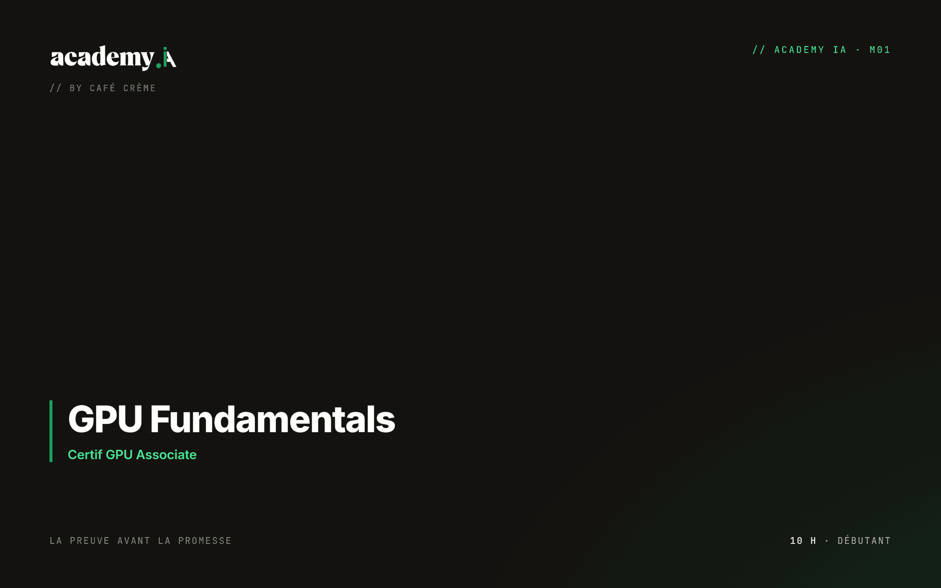 M01 GPU Fundamentals