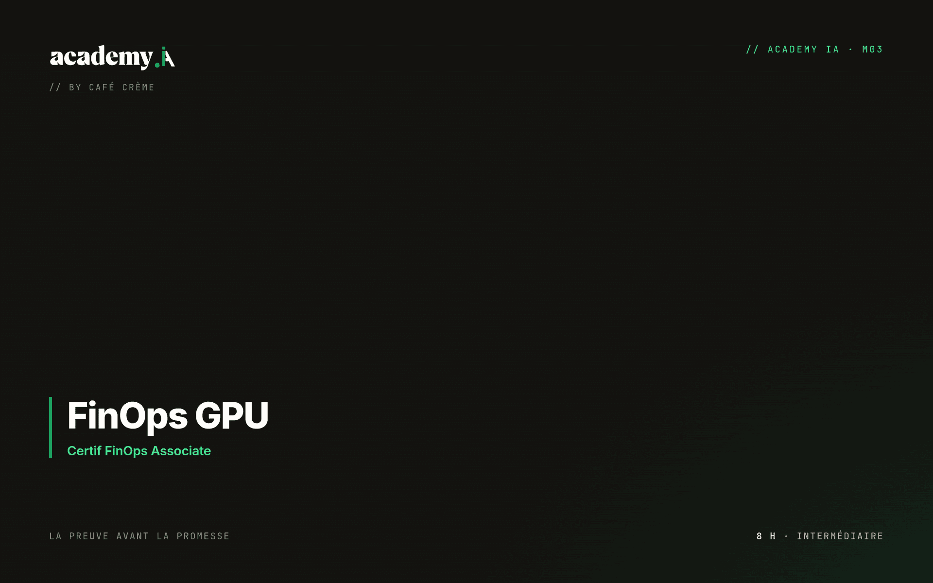M03 FinOps GPU