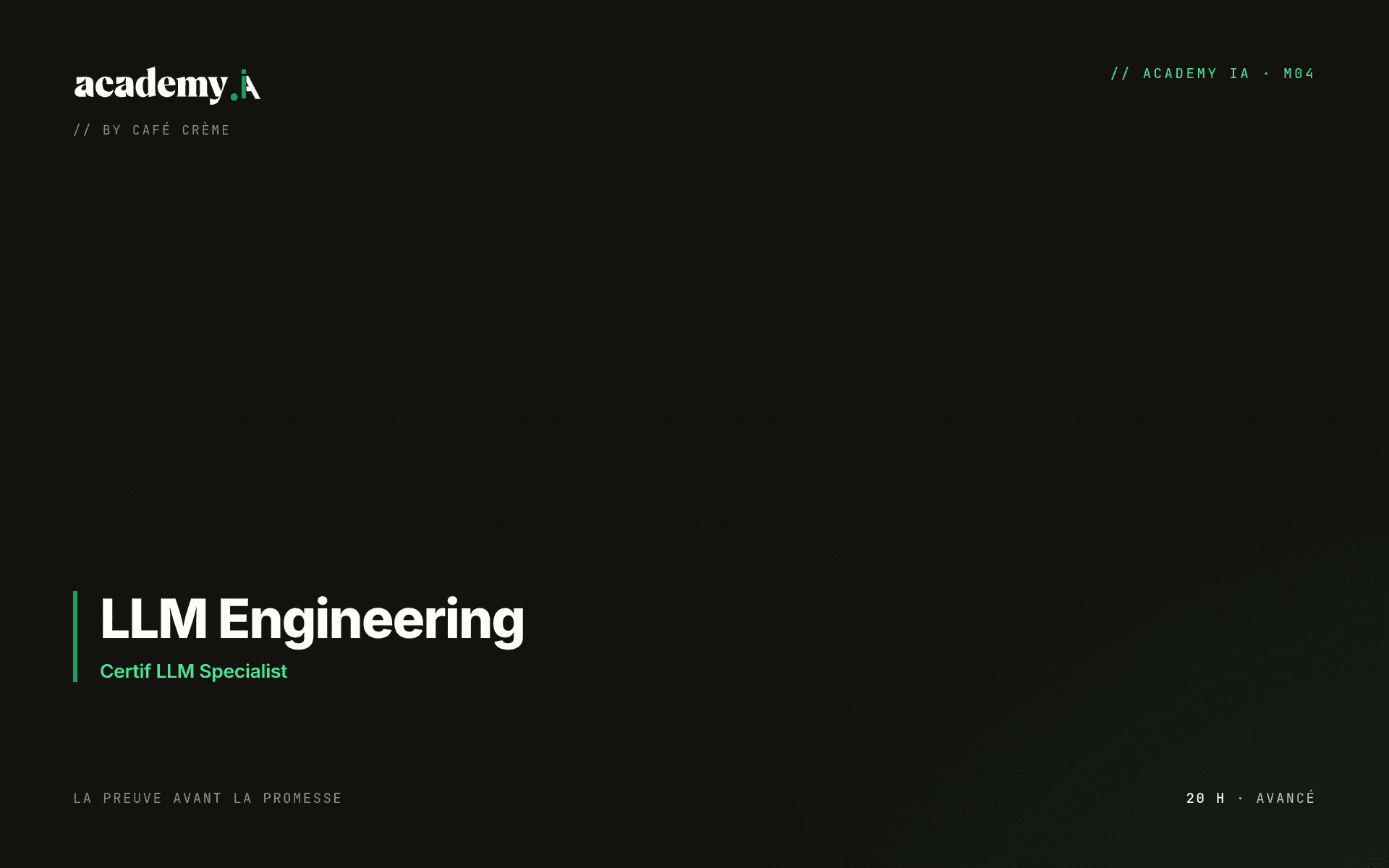 M04 LLM Engineering