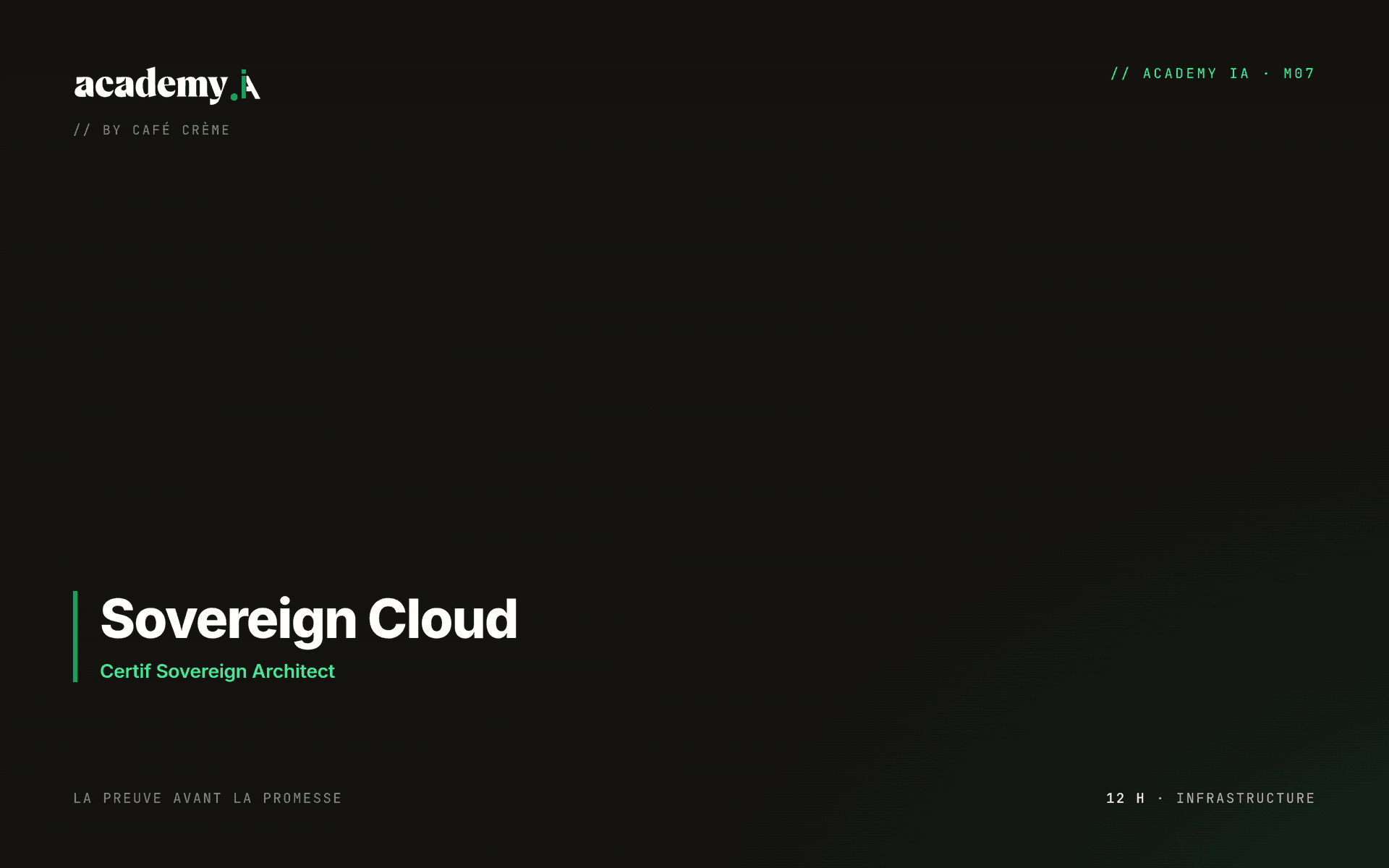 M07 Sovereign Cloud