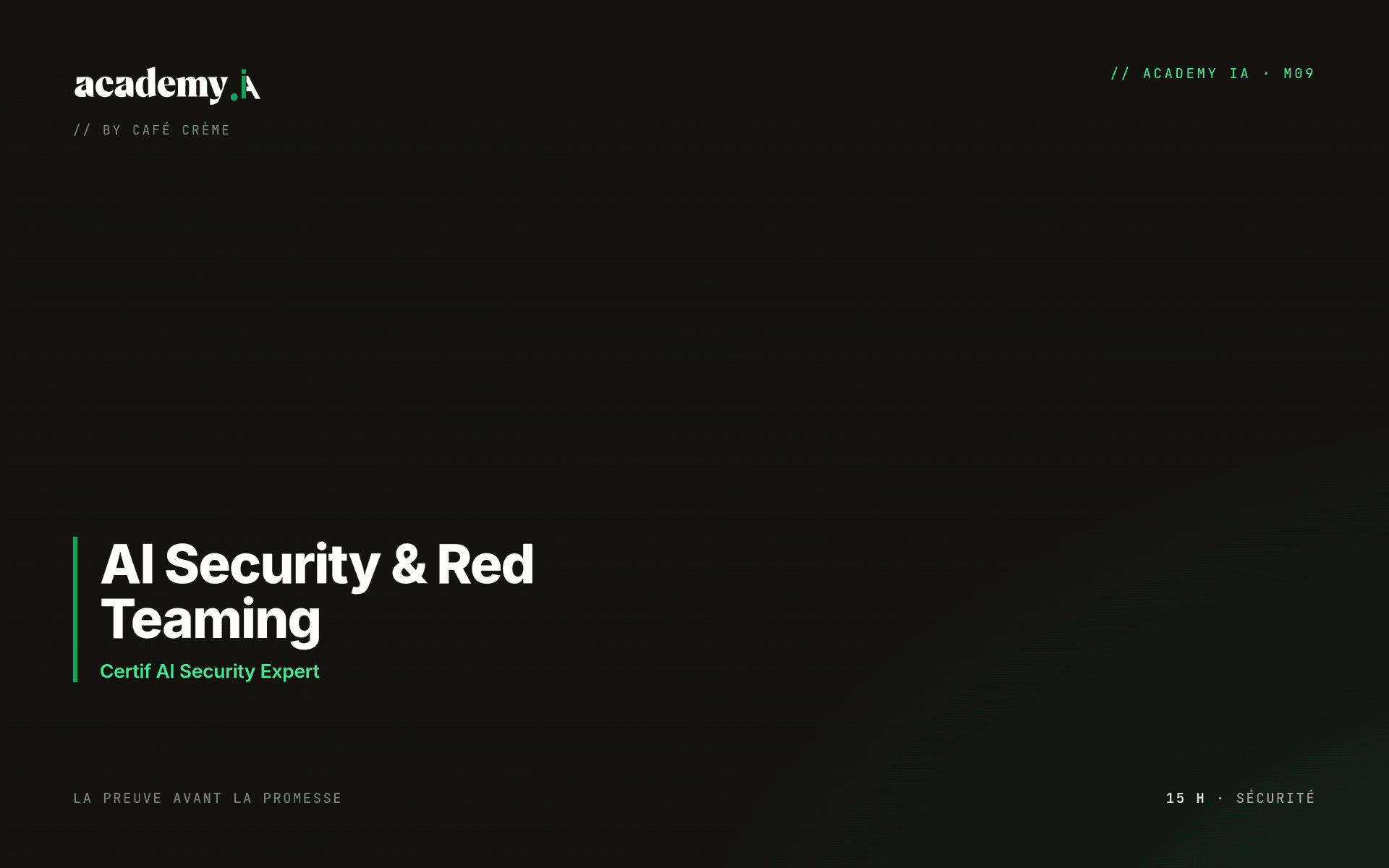 M09 AI Security & Red Teaming